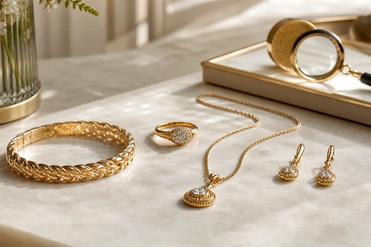 Bijoux en or présentés pour estimation à Paris