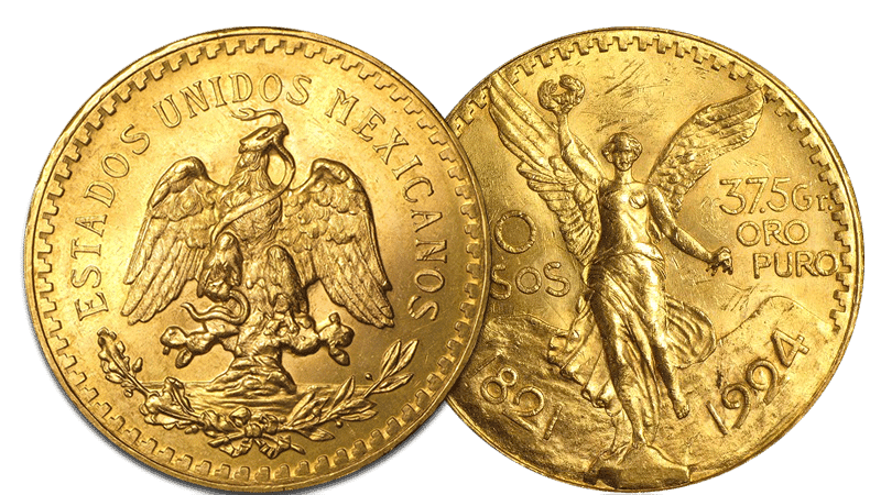 estimation piece or mexique ile de france 50 pesos