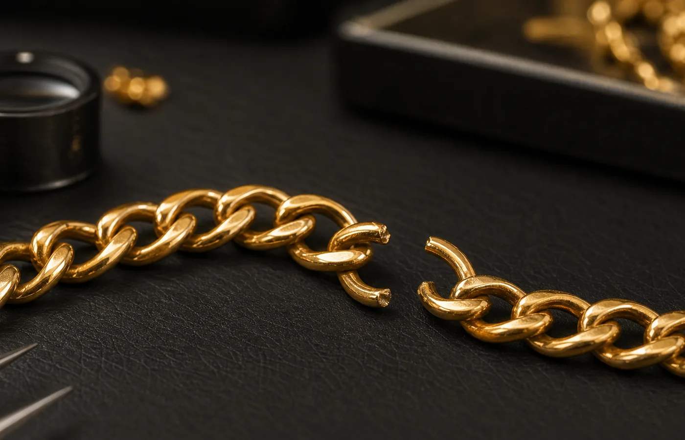 Rachat chaîne d’or cassée Paris Chaîne en d’or cassée à faire estimer à Paris