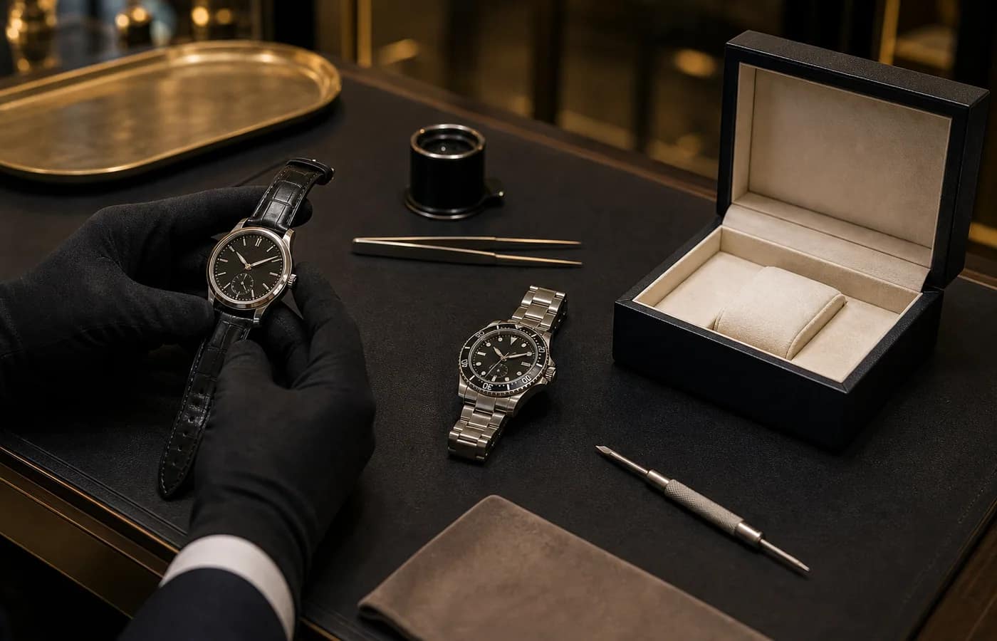 Expertise montres sans papiers Montres de luxe sans papiers examinées en boutique à Paris