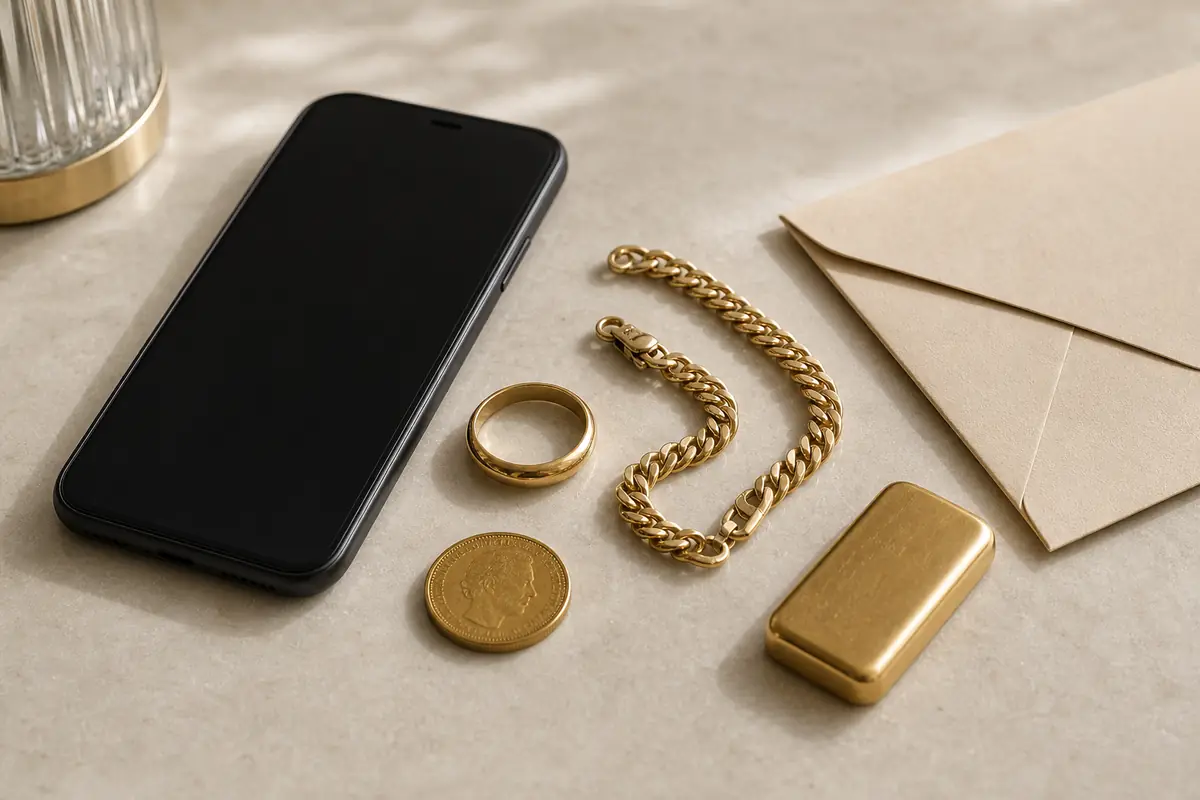 Photo WhatsApp Montreuil Photo WhatsApp d'objets en or envoyée depuis Montreuil
