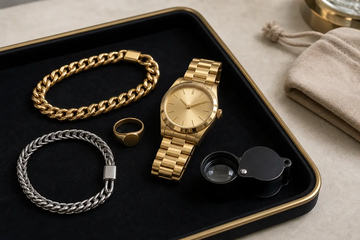 Montre argent Pantin Montre non marquée, argent et bijoux préparés depuis Pantin