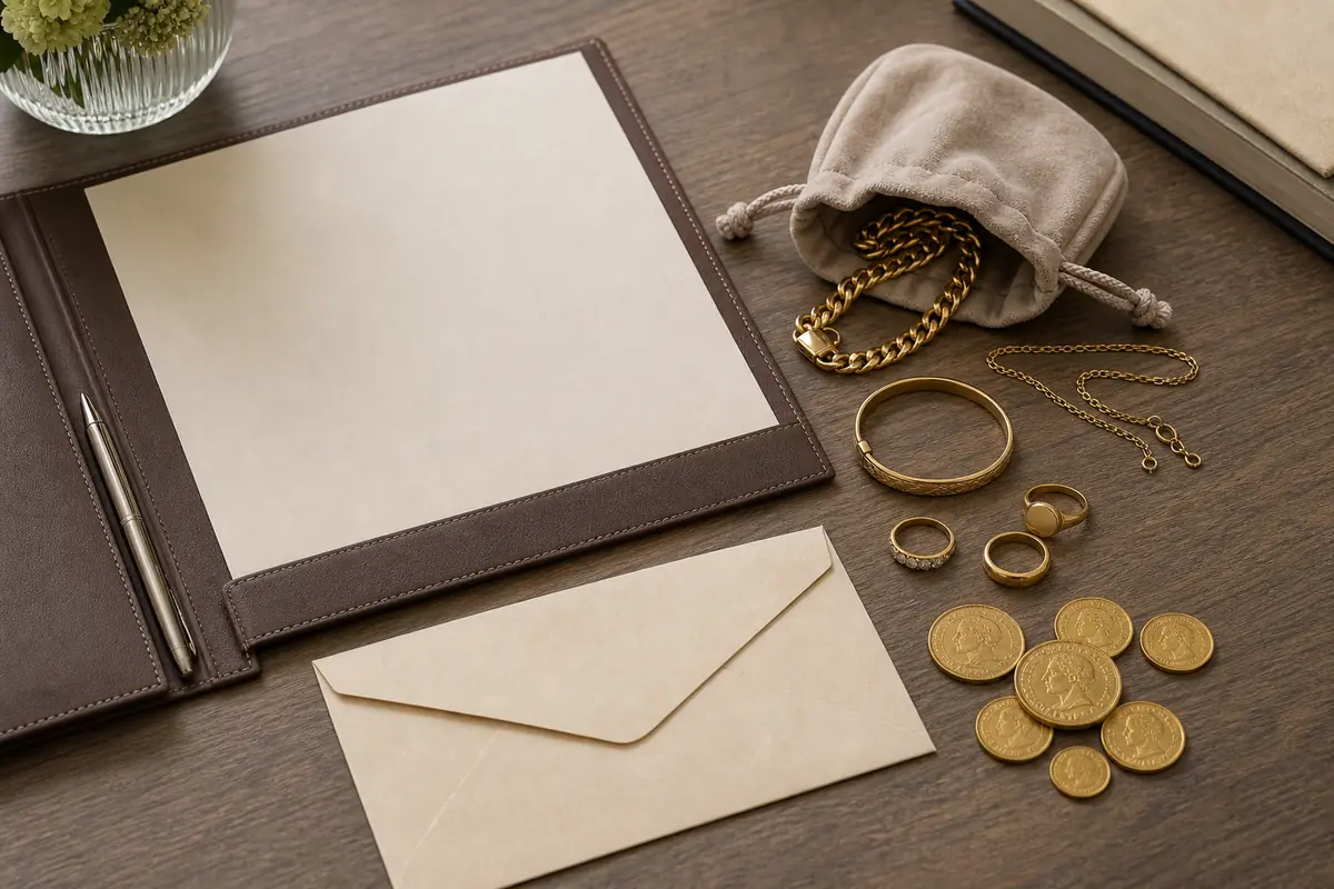 Documents objets Pontoise Bijoux, pièces et documents préparés depuis Pontoise