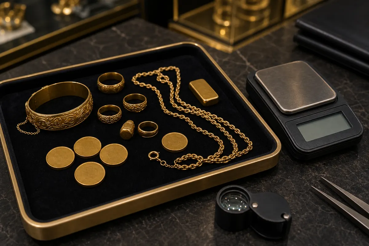 Vérification boutique Rueil Bijoux anciens et pièces prêts pour vérification en boutique à Paris