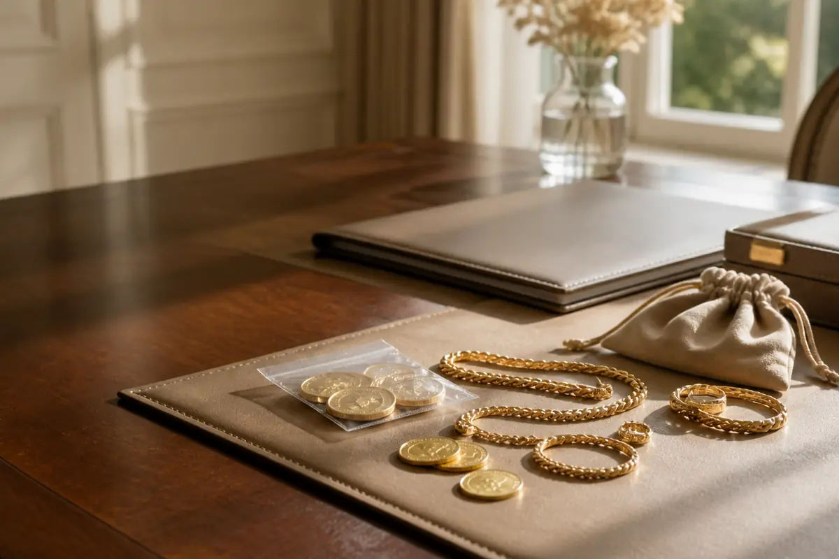 Rachat or Versailles Bijoux hérités et pièces en or préparés depuis Versailles pour estimation