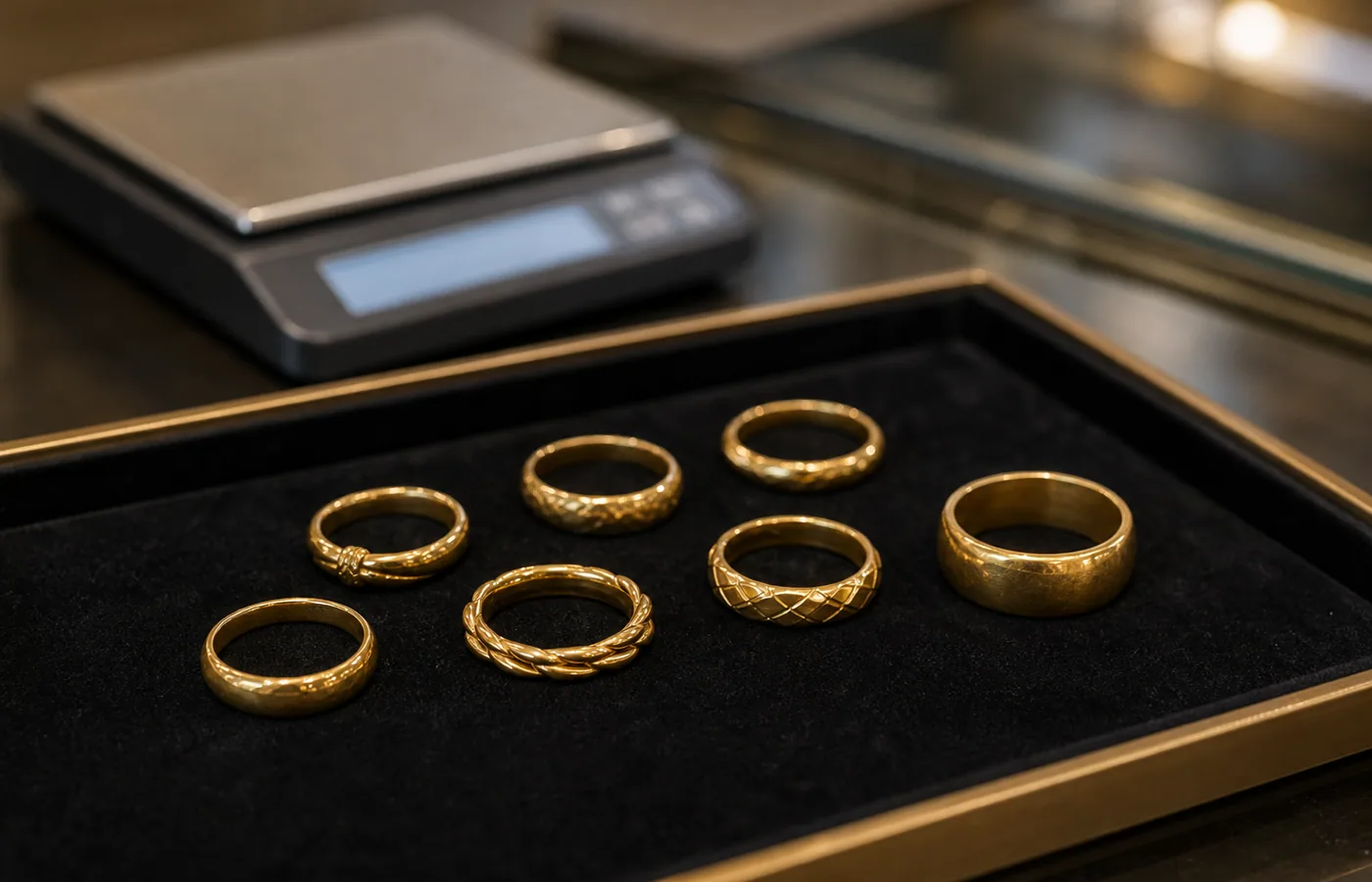Rachat bague or Paris Bagues en or présentées pour estimation à Paris