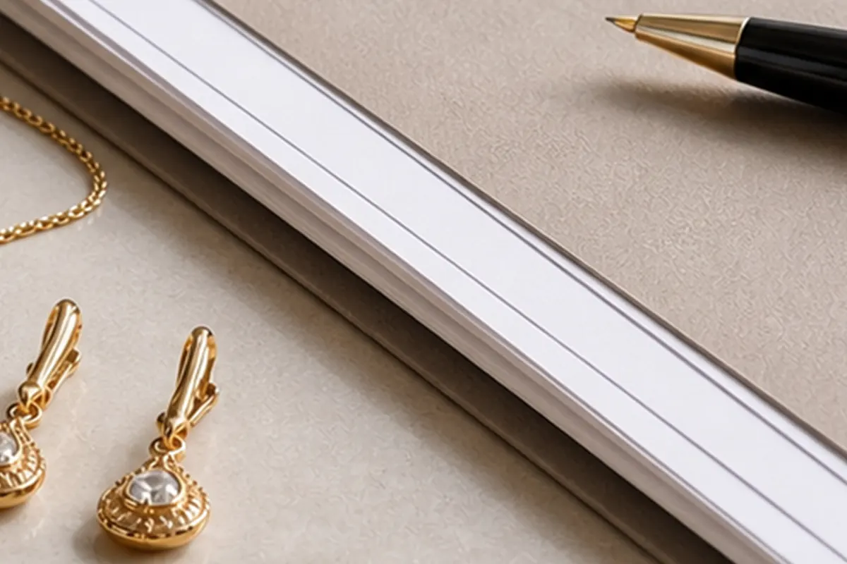 Venir après une première orientation Bijoux en or prêts pour une estimation en boutique à Paris