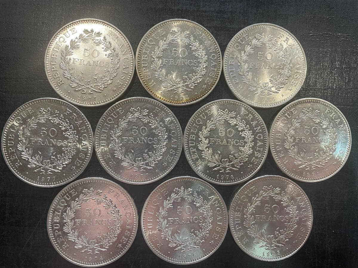 Pièce argent 50 francs rachat pièce argent 50 francs paris