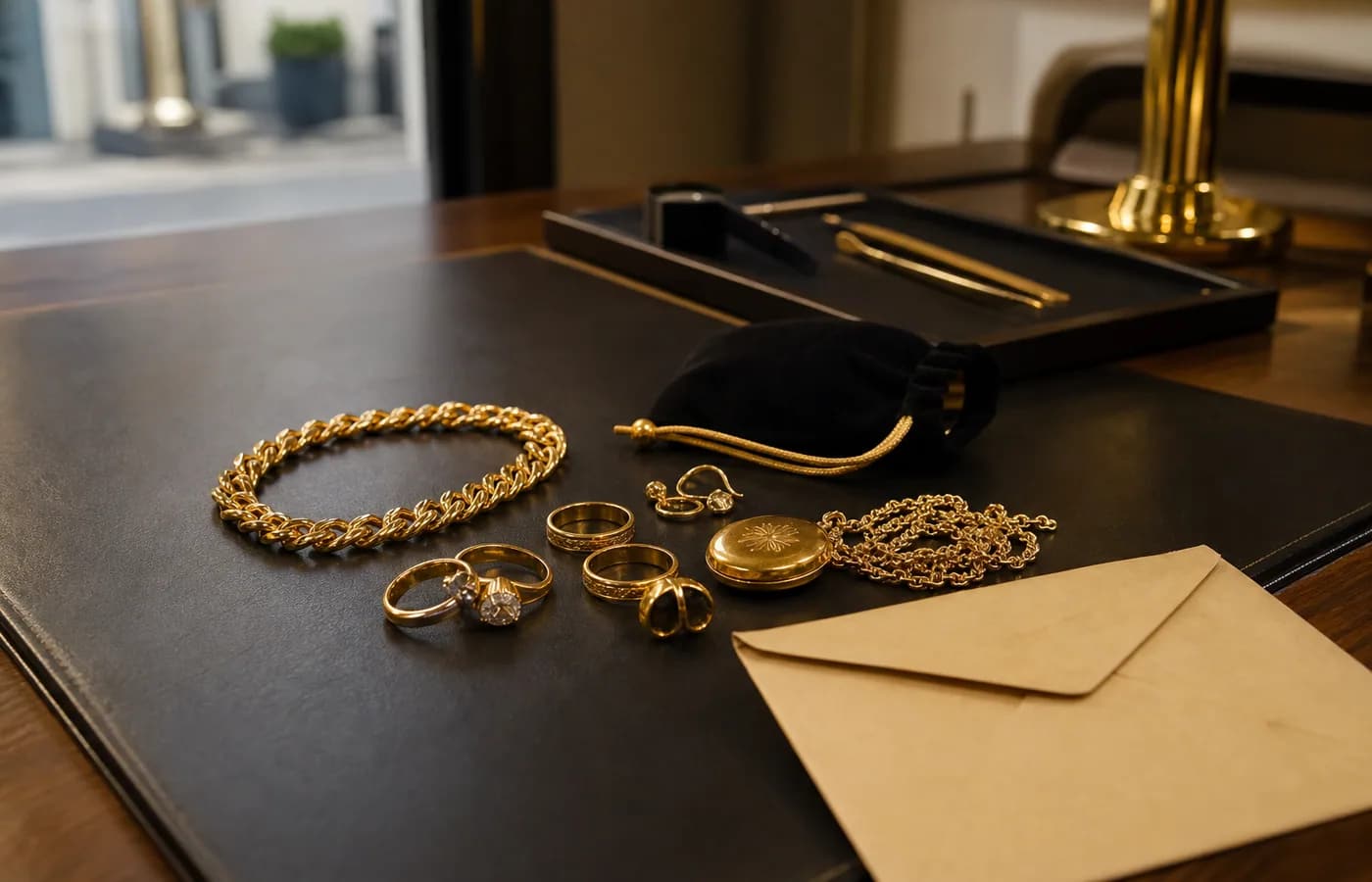 Vendre bijoux héritage Paris Lot de bijoux hérités présenté pour estimation à Paris