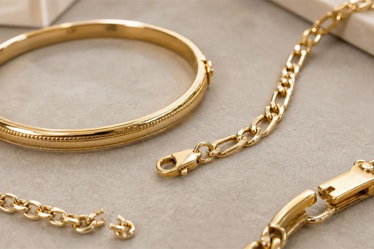 Vendre bracelet or Paris Bracelet en or préparé pour estimation à Paris