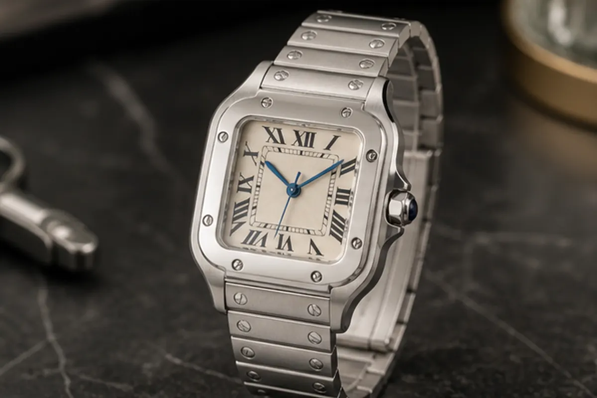 Vendre Cartier Santos à Paris Cartier Santos présentée pour estimation à Paris