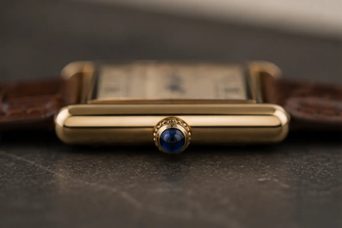 Bracelet et détails Tank Bracelet et détails de Cartier Tank avant estimation