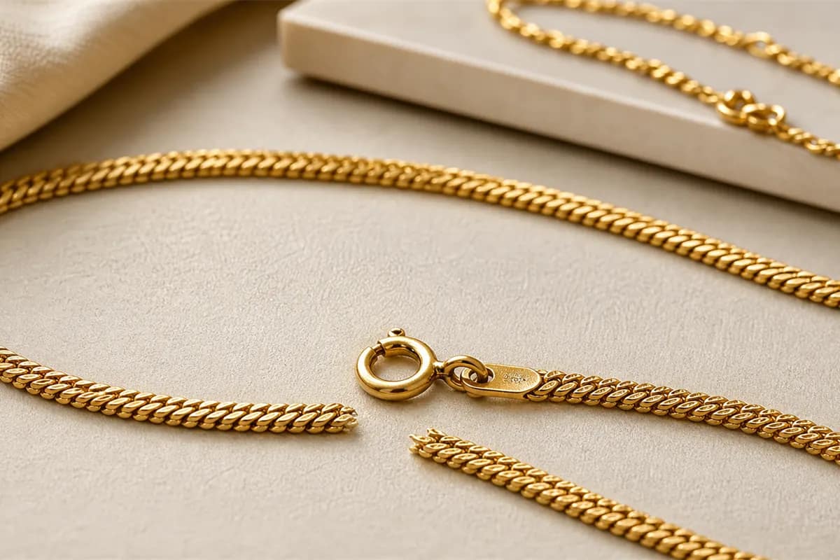 Vendre collier or Paris Collier en or préparé pour estimation à Paris