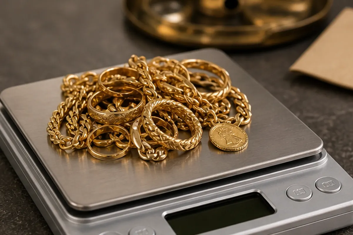 Tri du lot Tri de bijoux en or avant estimation
