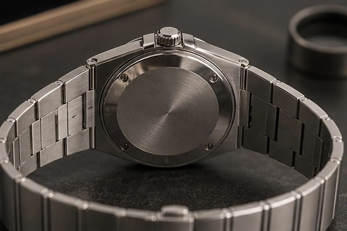 Dos de Constellation Dos de Omega Constellation photographié pour estimation