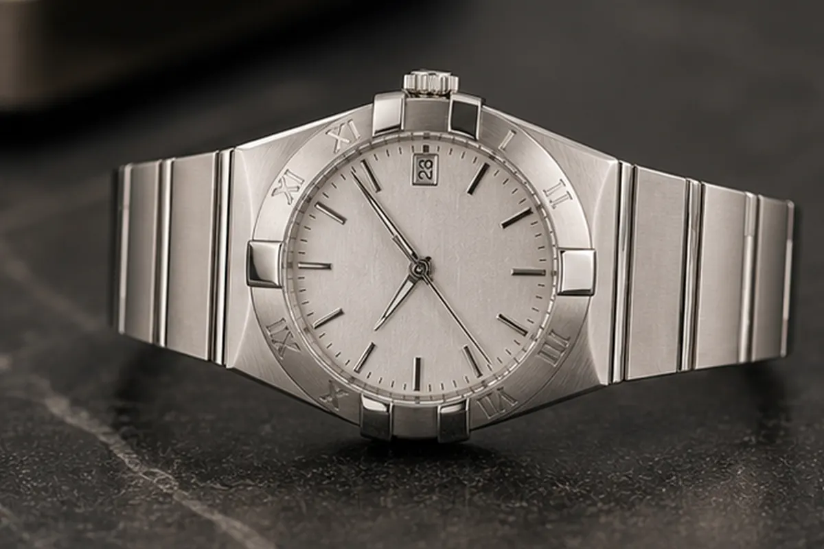 Vendre Omega Constellation à Paris Omega Constellation présentée pour estimation à Paris
