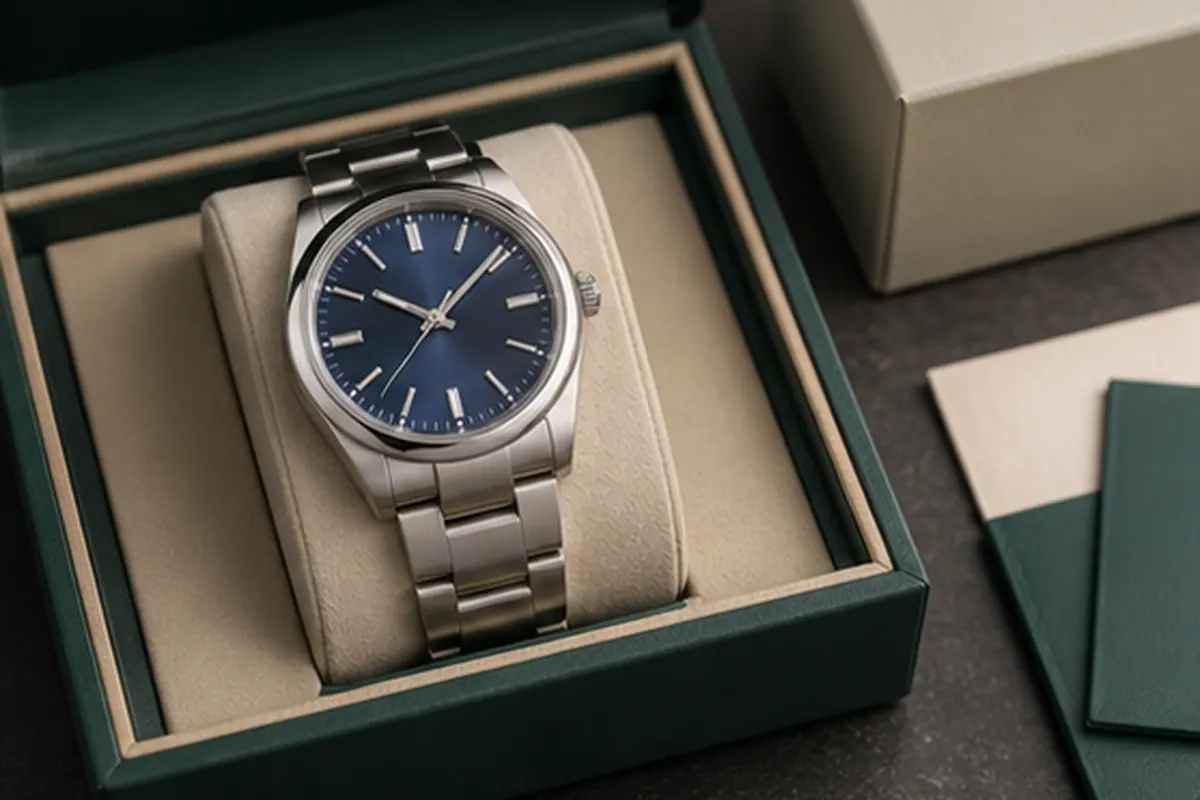 Boîte et papiers Oyster Perpetual Rolex Oyster Perpetual avec boîte ou documents pour estimation à Paris