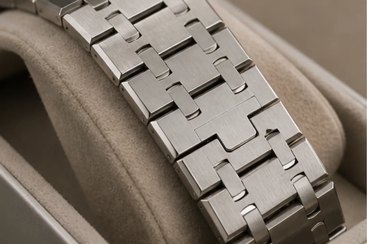Bracelet et détails Royal Oak Bracelet et détails de Audemars Piguet Royal Oak avant estimation