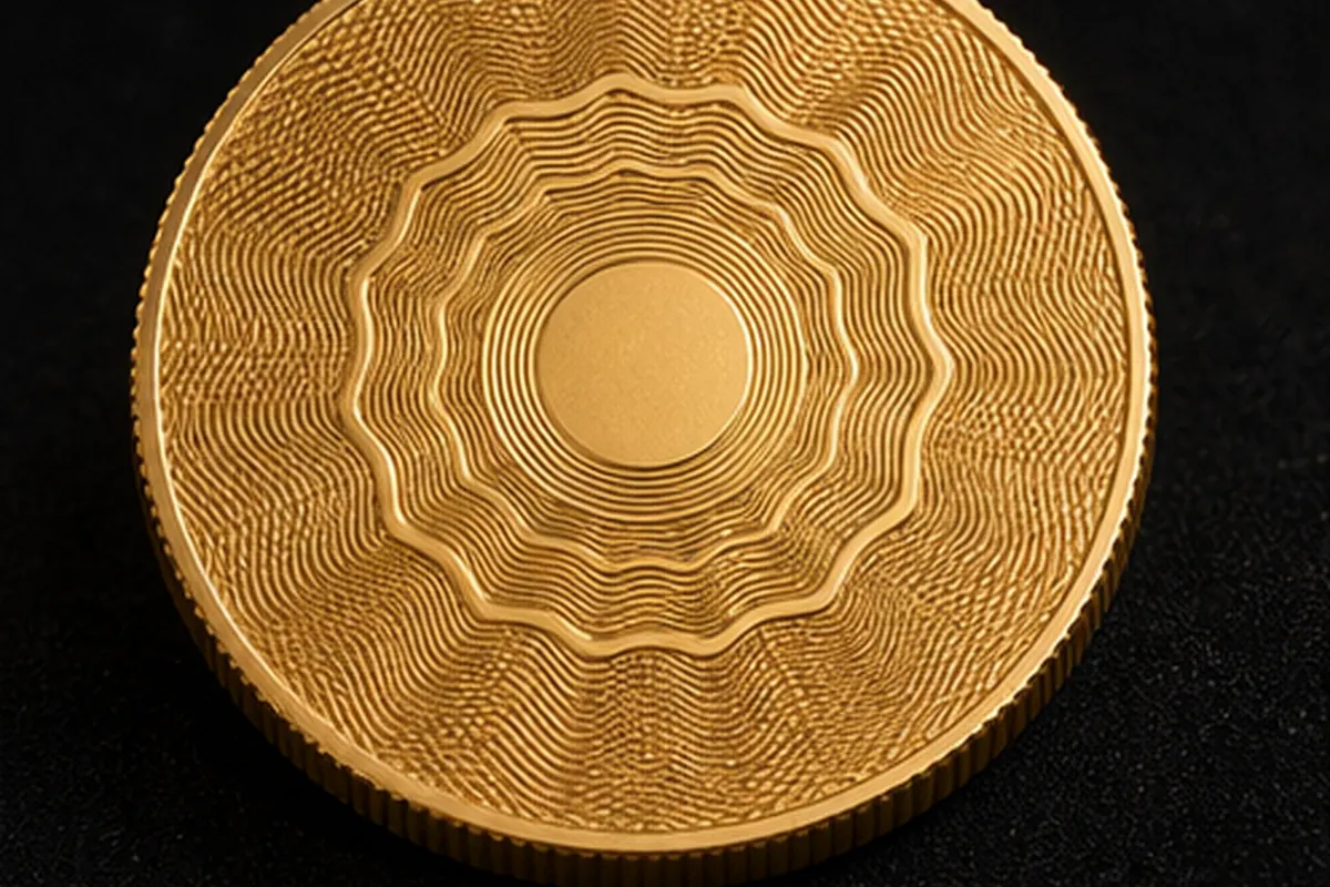 Face opposée Face opposée d'une Vera Valor en or pour vérification